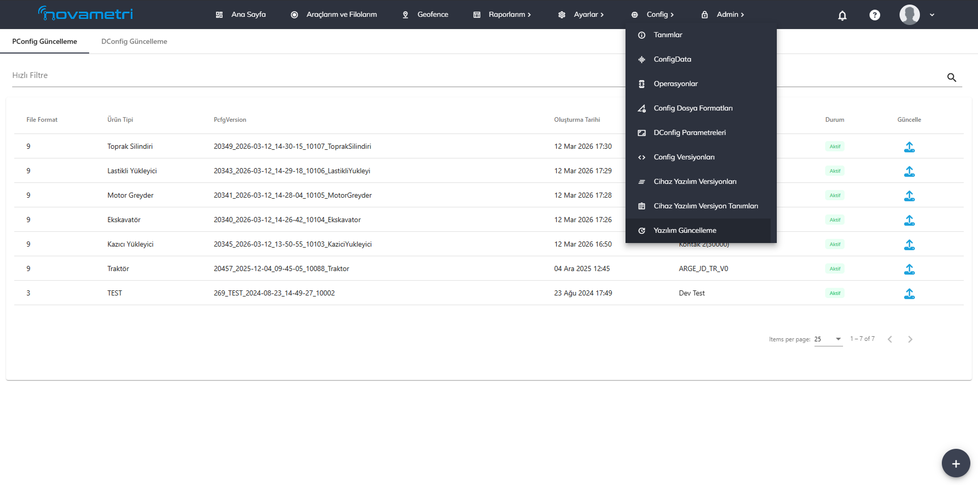 Novametri Mobil Uygulama